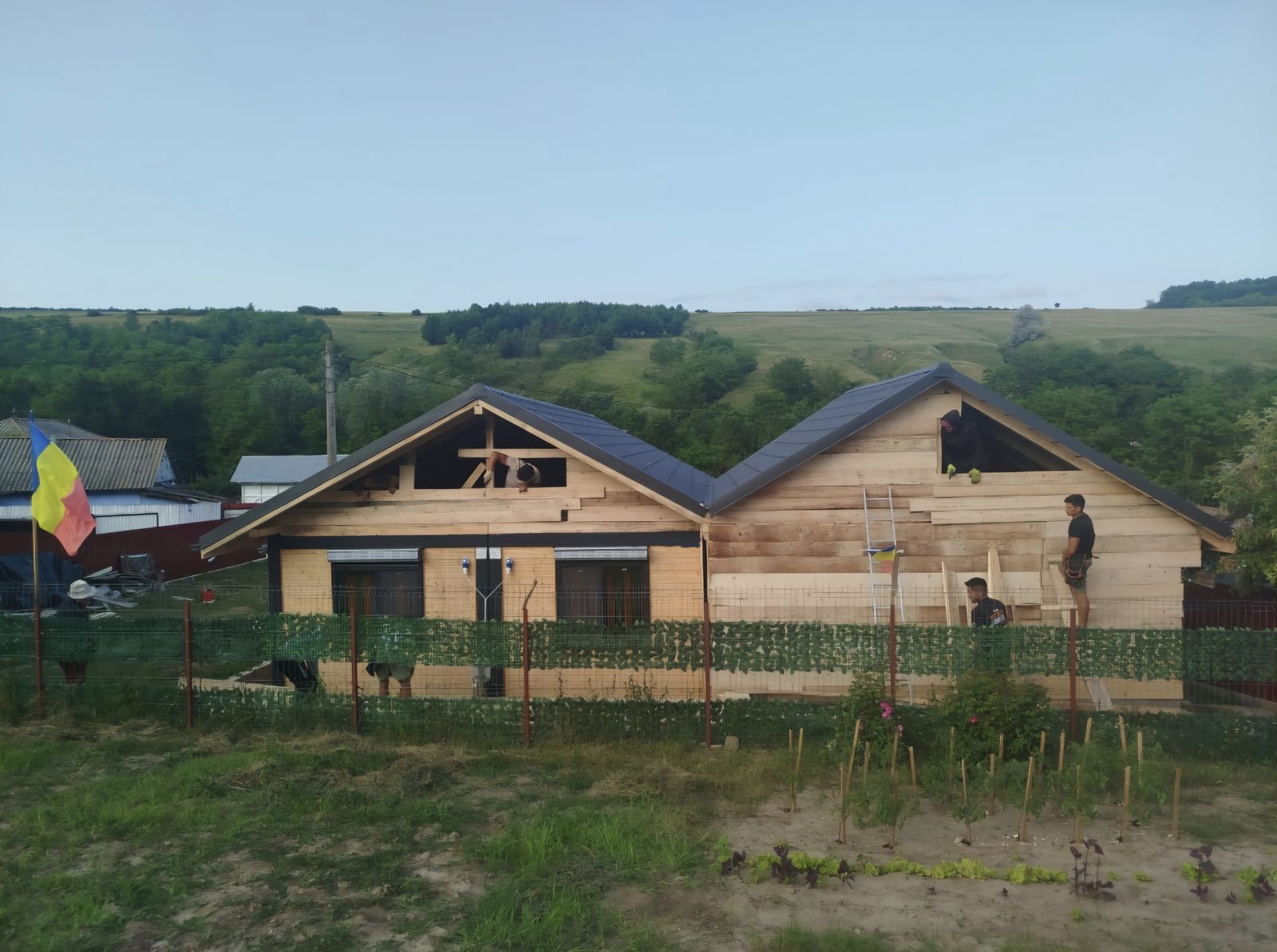 Montaj acoperiș, mansardare structură lemn