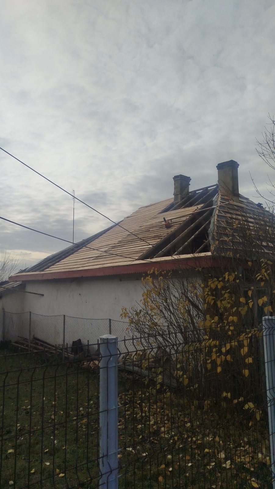 Renovare acoperiș, șarpantă nouă